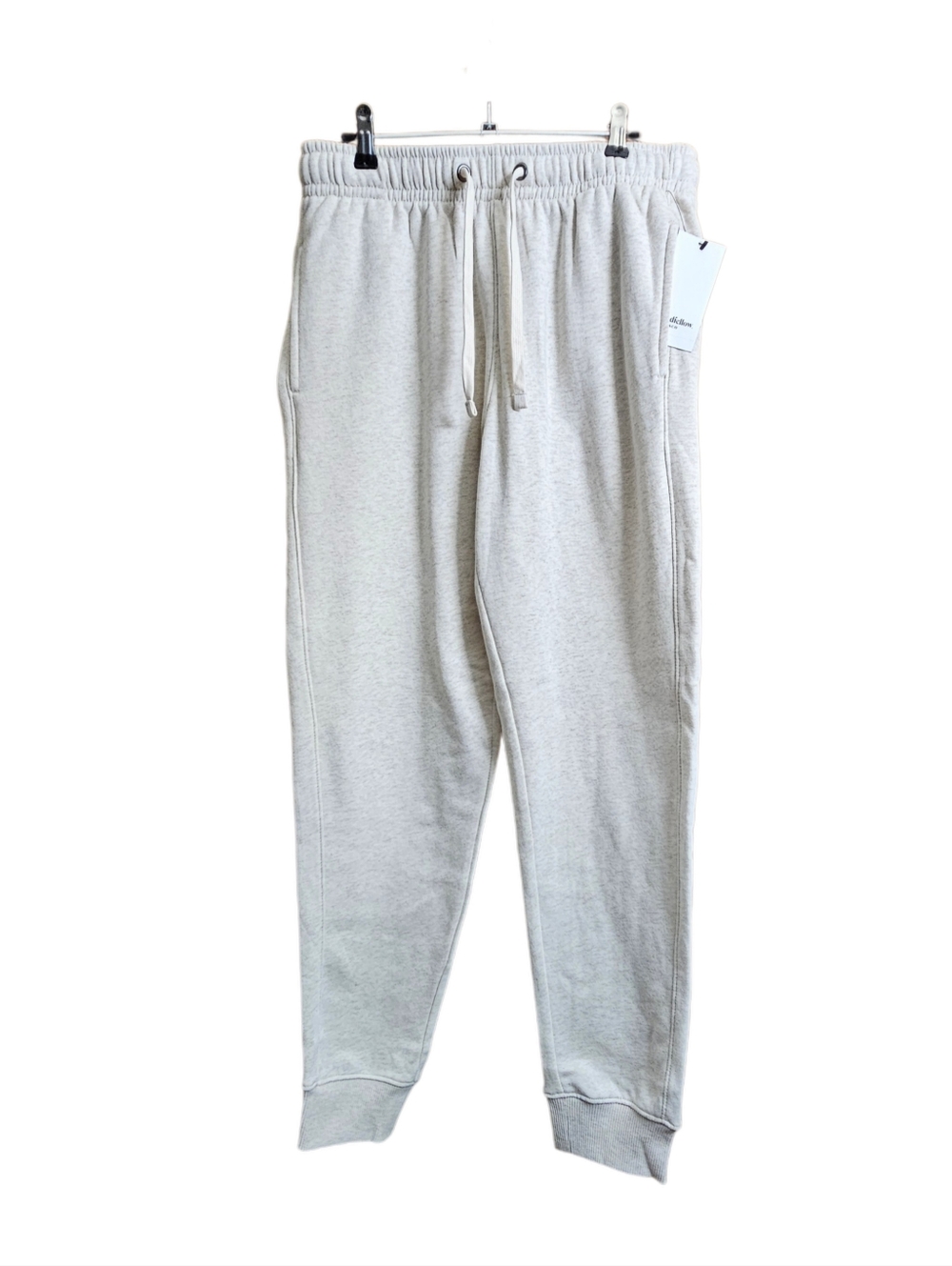 Goodfellow & Co Mens Every Wear Fleece Jogger sweat Pants beige cream small NEW